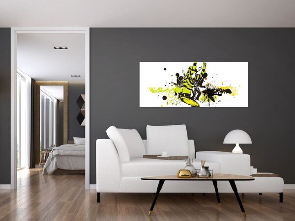 Slika - Ulični ples (120x50 cm)