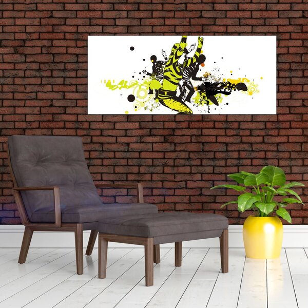 Slika - Ulični ples (120x50 cm)