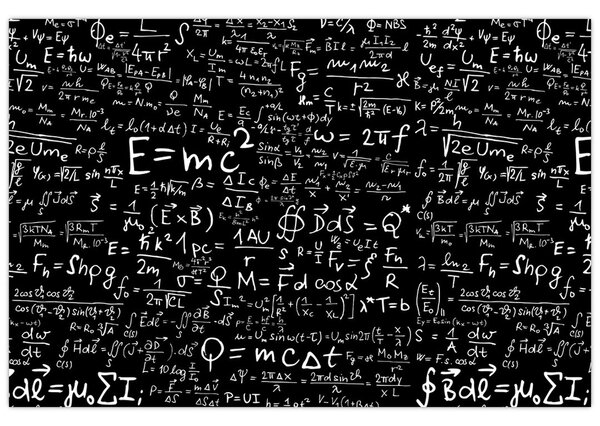 Slika - Matematika (90x60 cm)