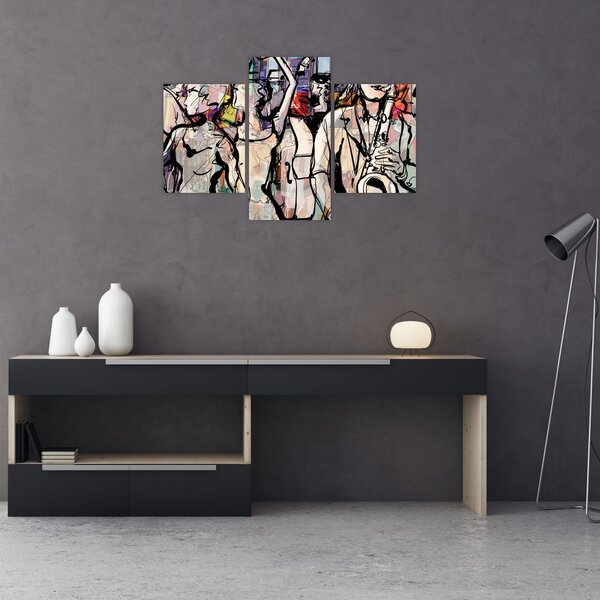 Slika - Večer jazza (90x60 cm)