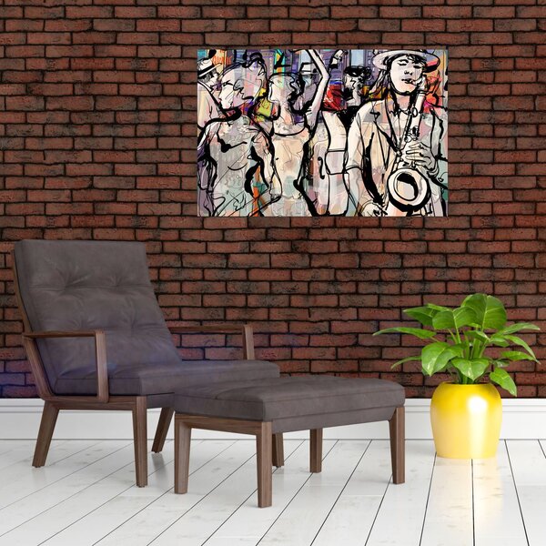 Slika - Večer jazza (90x60 cm)