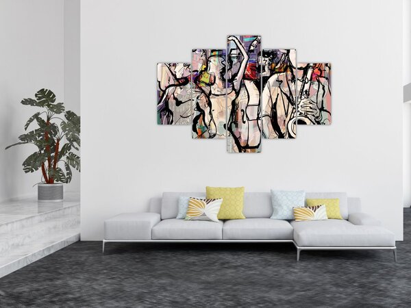Slika - Večer jazza (150x105 cm)