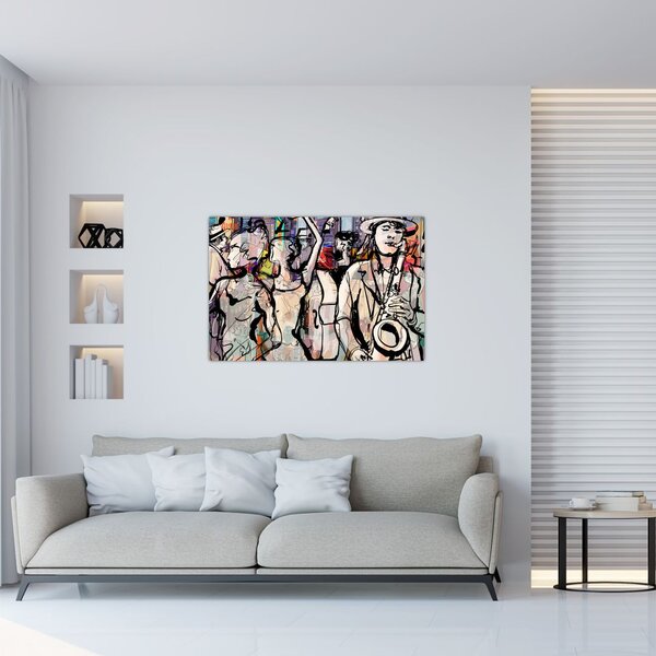 Slika - Večer jazza (90x60 cm)