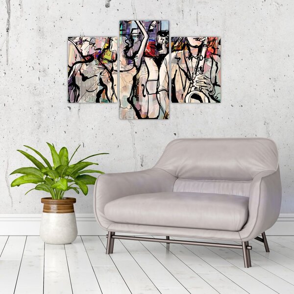 Slika - Večer jazza (90x60 cm)