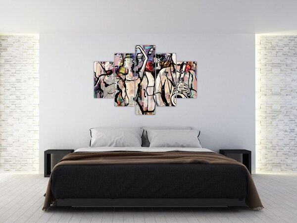 Slika - Večer jazza (150x105 cm)