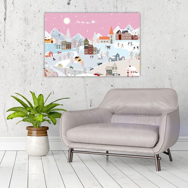 Slika - Čarobna zima (90x60 cm)