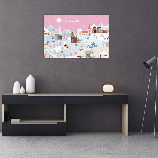 Slika - Čarobna zima (90x60 cm)