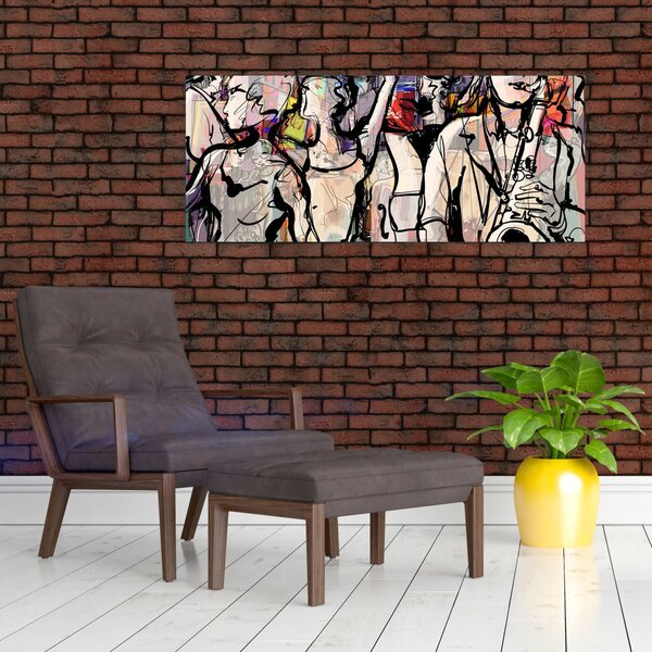 Slika - Večer jazza (120x50 cm)