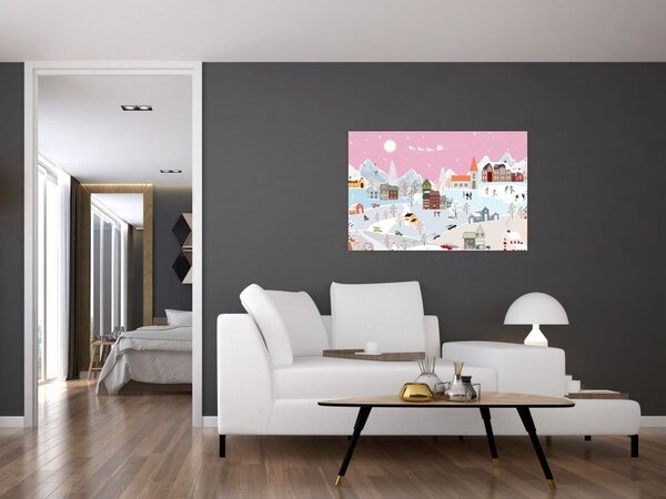 Slika - Čarobna zima (90x60 cm)