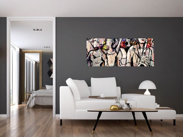 Slika - Večer jazza (120x50 cm)
