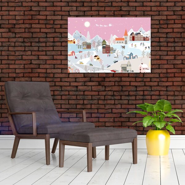 Slika - Čarobna zima (90x60 cm)
