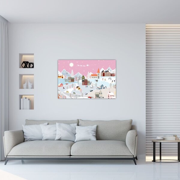 Slika - Čarobna zima (90x60 cm)