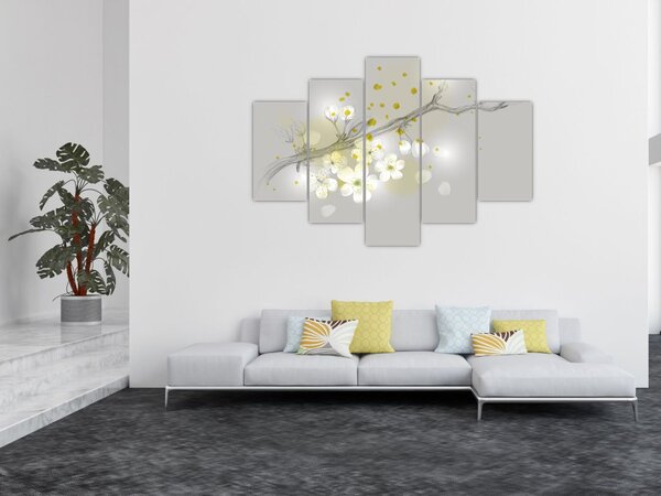 Podoba cvetoče vejice (150x105 cm)