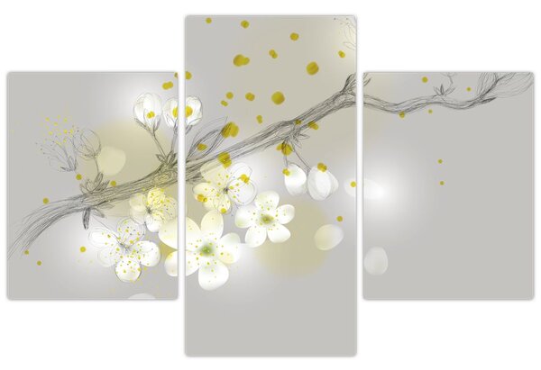 Podoba cvetoče vejice (90x60 cm)