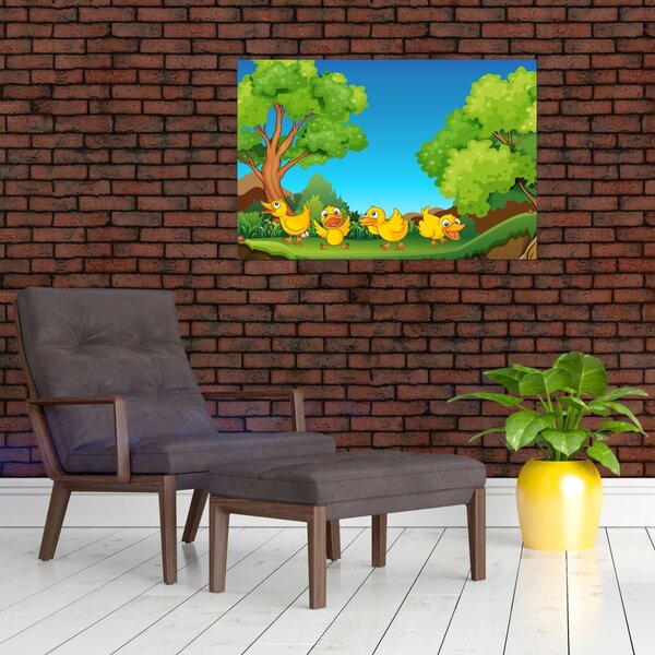 Slika - Vesele račke (90x60 cm)