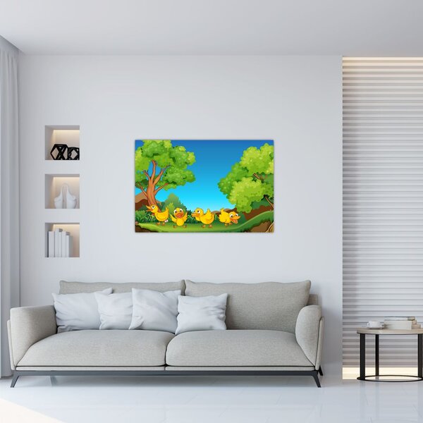 Slika - Vesele račke (90x60 cm)