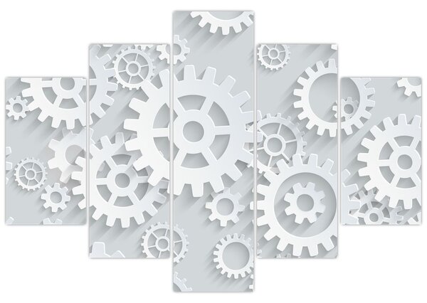 Slika - Gears (150x105 cm)
