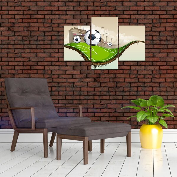 Slika - Nogometno igrišče (90x60 cm)