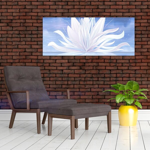Slika - Lotusov cvet (120x50 cm)
