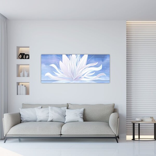 Slika - Lotusov cvet (120x50 cm)