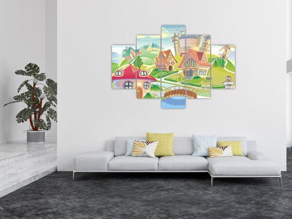 Slika - Pisano mesto (150x105 cm)
