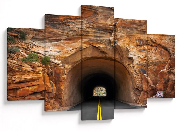Slika - tunel u stijeni (150x105 cm)
