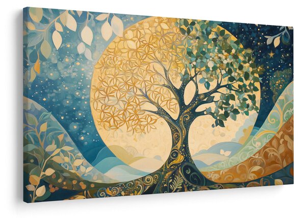 Slika – Drvo života u mjesecu (90x60 cm)