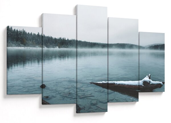 Slika - ledeno sjeverno jezero (150x105 cm)