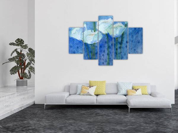 Slika - Beli tulipani (150x105 cm)