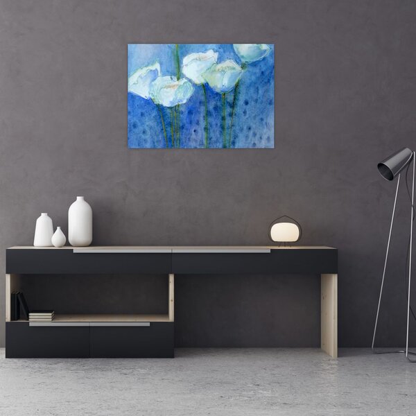 Slika - Beli tulipani (70x50 cm)