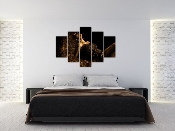 Slika - Zlata ženska (150x105 cm)