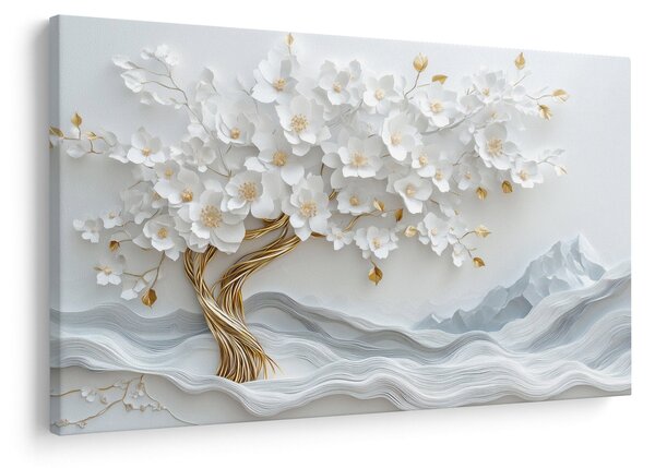 Slika – 3D elegantno drvo života (90x60 cm)