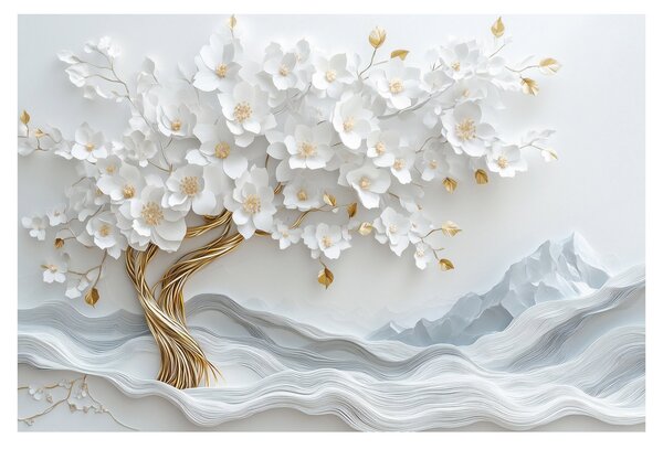 Slika – 3D elegantno drvo života (90x60 cm)