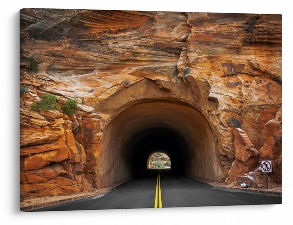 Slika - tunel u stijeni (70x50 cm)