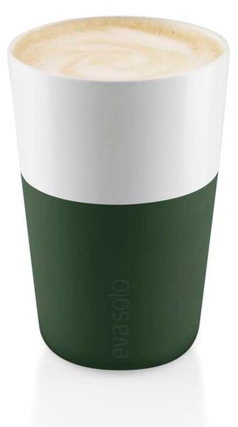 Bijele/zelene porculanske šalice u setu 2 kom 350 ml – Eva Solo