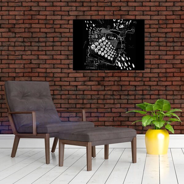 Slika - Risba v slogu Banksyja (70x50 cm)