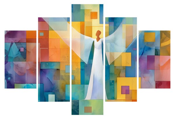 Slika - Geometrijski anđeo (150x105 cm)