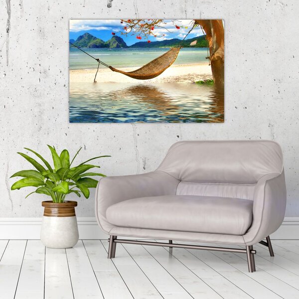 Slika - Sprostite se na plaži (90x60 cm)