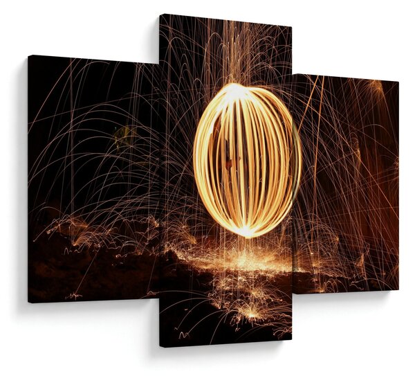 Slika svjetlosne kugle (90x60 cm)
