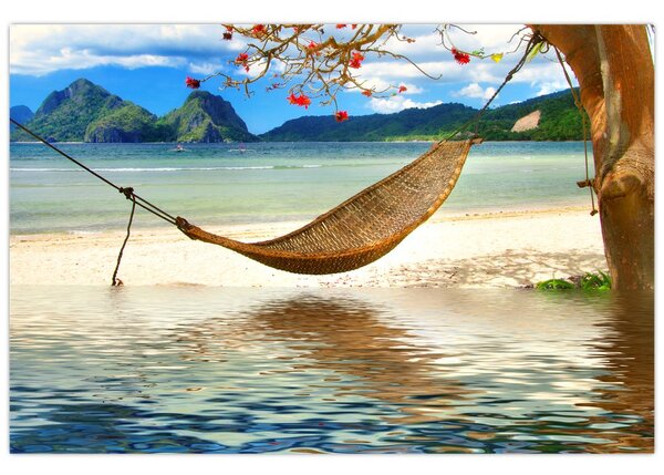 Slika - Sprostite se na plaži (90x60 cm)