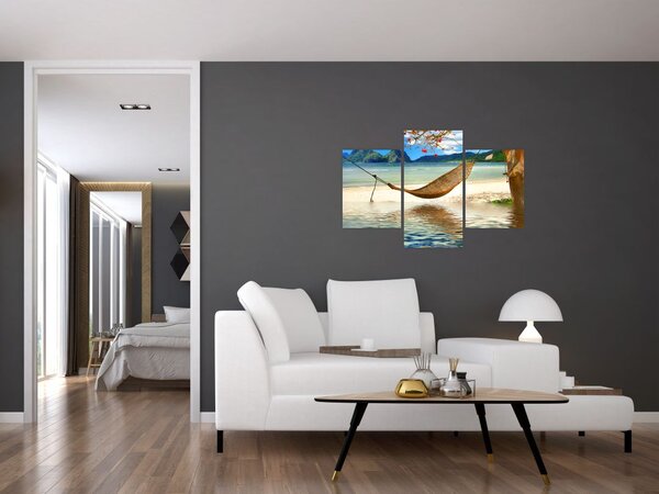 Slika - Sprostite se na plaži (90x60 cm)