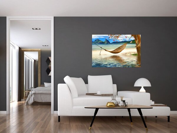 Slika - Sprostite se na plaži (90x60 cm)