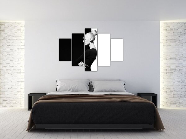 Slika - Ženska à la jin in jang (150x105 cm)