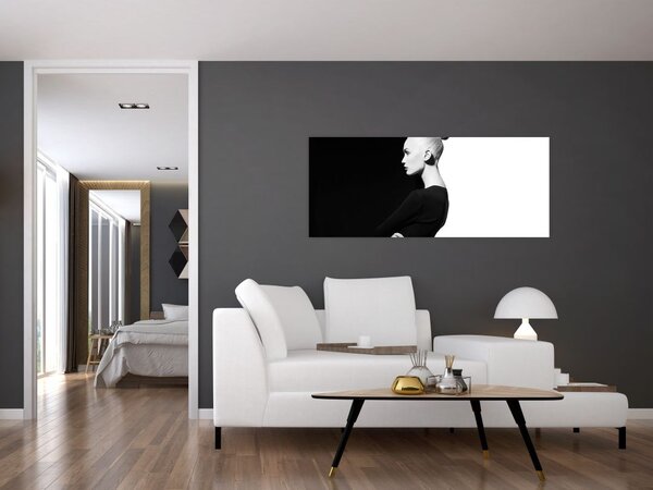 Slika - Ženska à la jin in jang (120x50 cm)