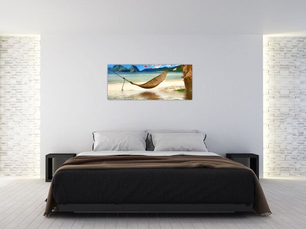 Slika - Sprostite se na plaži (120x50 cm)
