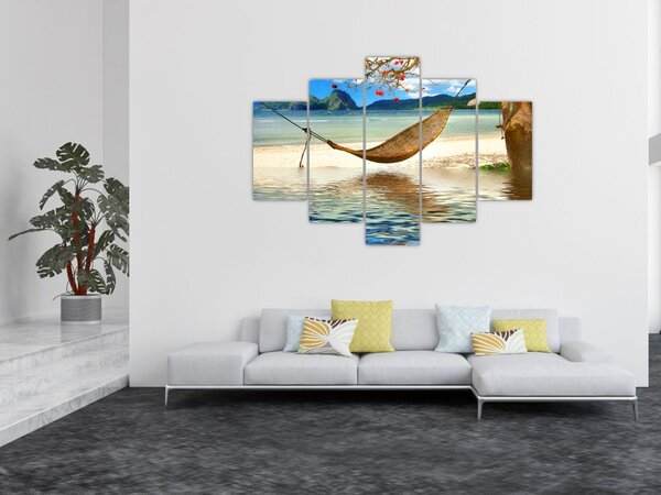 Slika - Sprostite se na plaži (150x105 cm)