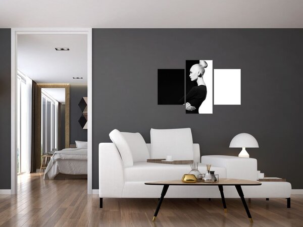 Slika - Ženska à la jin in jang (90x60 cm)