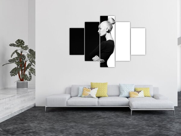 Slika - Ženska à la jin in jang (150x105 cm)
