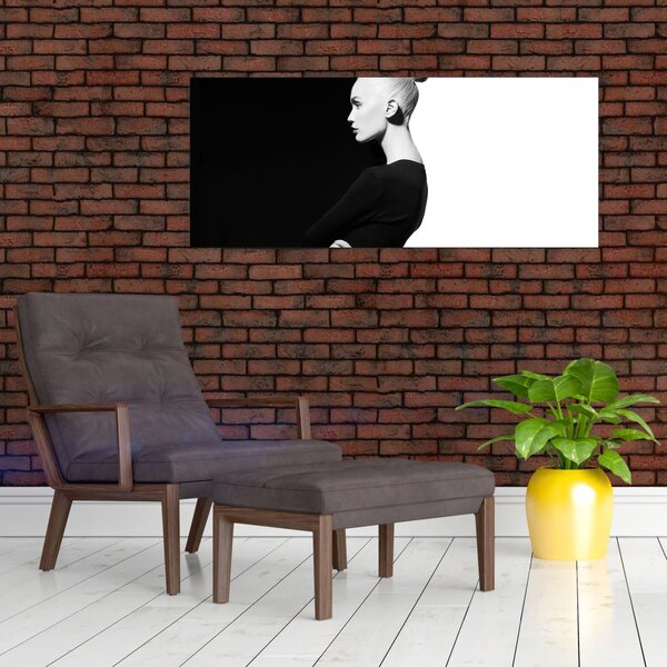 Slika - Ženska à la jin in jang (120x50 cm)