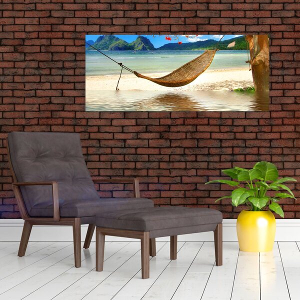 Slika - Sprostite se na plaži (120x50 cm)